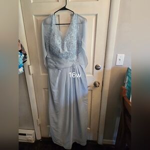 Elegant Blue Evening Gown